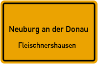 Straßen in Neuburg an der Donau Fleischnershausen