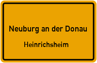 Webergasse in Neuburg an der DonauHeinrichsheim