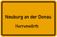 Herrenwörthstraße in Neuburg an der DonauHerrenwörth