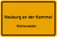 Straßen in Neuburg an der Kammel Wattenweiler