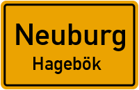 Dorfstraße Hagebök in NeuburgHagebök