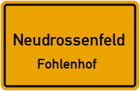 Straßenverzeichnis Neudrossenfeld Fohlenhof