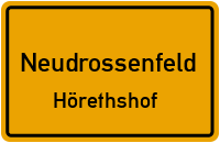 Straßenverzeichnis Neudrossenfeld Hörethshof