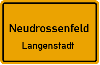 Straßen in Neudrossenfeld Langenstadt