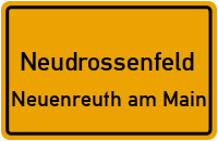 Straßen in Neudrossenfeld Neuenreuth am Main