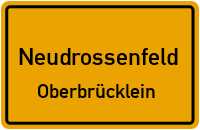 Straßen in Neudrossenfeld Oberbrücklein