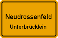 Straßen in Neudrossenfeld Unterbrücklein