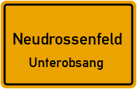 Straßenverzeichnis Neudrossenfeld Unterobsang