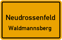 Straßen in Neudrossenfeld Waldmannsberg