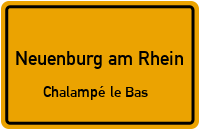 Franz-Josef-v.-Weiß-Straße in Neuenburg am RheinChalampé le Bas