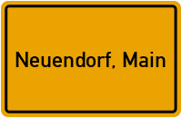 City Sign Neuendorf, Main
