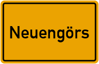Ortsschild von Gemeinde Neuengörs in Schleswig-Holstein