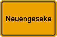 City Sign Neuengeseke