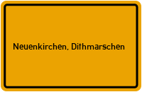 City Sign Neuenkirchen, Dithmarschen
