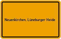 City Sign Neuenkirchen, Lüneburger Heide