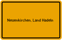 City Sign Neuenkirchen, Land Hadeln
