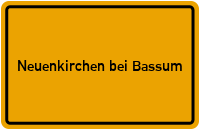City Sign Neuenkirchen bei Bassum