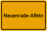 City Sign Neuenrade-Affeln