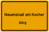 Züttlinger Straße in 74196 Neuenstadt am Kocher (Bürg)