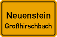 Reutweg in NeuensteinGroßhirschbach