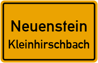 Weinsbacher Straße in 74632 Neuenstein (Kleinhirschbach)