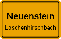 Rotweg in NeuensteinLöschenhirschbach