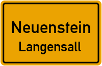 Sallstraße in 74632 Neuenstein (Langensall)