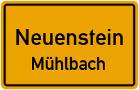 Steinweg in NeuensteinMühlbach