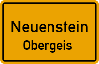 Hintergasse in NeuensteinObergeis