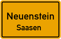 Straßen in Neuenstein Saasen