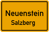 Straßen in Neuenstein Salzberg