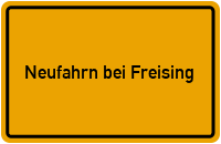 Wo liegt Neufahrn bei Freising?
