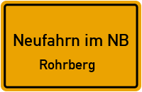 Rohrberg in Neufahrn im NBRohrberg