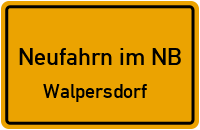 Walpersdorf in 84088 Neufahrn im NB (Walpersdorf)