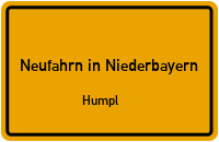 Straßen in Neufahrn in Niederbayern Humpl