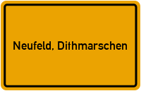 City Sign Neufeld, Dithmarschen