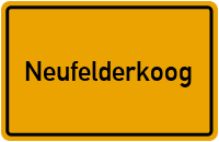 City Sign Neufelderkoog