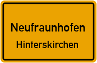 Straßenverzeichnis Neufraunhofen Hinterskirchen