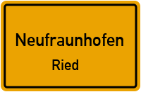 Straßenverzeichnis Neufraunhofen Ried