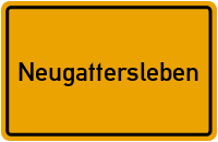 City Sign Neugattersleben