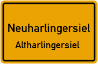 Altharlingersiel-Ortskern in NeuharlingersielAltharlingersiel