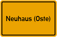 City Sign Neuhaus (Oste)
