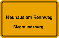 Bleßstraße in Neuhaus am RennwegSiegmundsburg