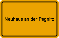 City Sign Neuhaus an der Pegnitz