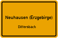 Steinhübeler Straße in Neuhausen (Erzgebirge)Dittersbach