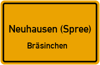B 97 in Neuhausen (Spree)Bräsinchen