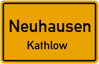 Kathlower Dorfstraße in NeuhausenKathlow