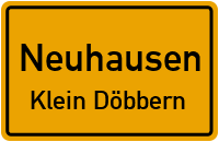 Baustellenweg in NeuhausenKlein Döbbern