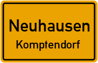 Komptendorfer Dorfstraße in NeuhausenKomptendorf