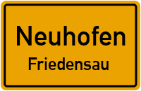 Trifelsstraße in NeuhofenFriedensau